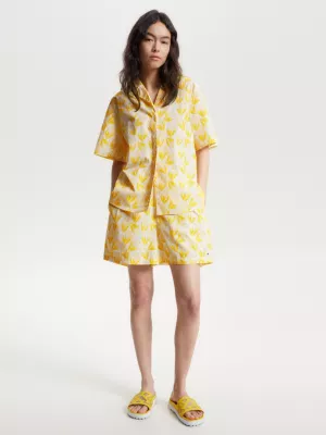 Camisa de pijama de manga curta Tommy Hilfiger x Vacation