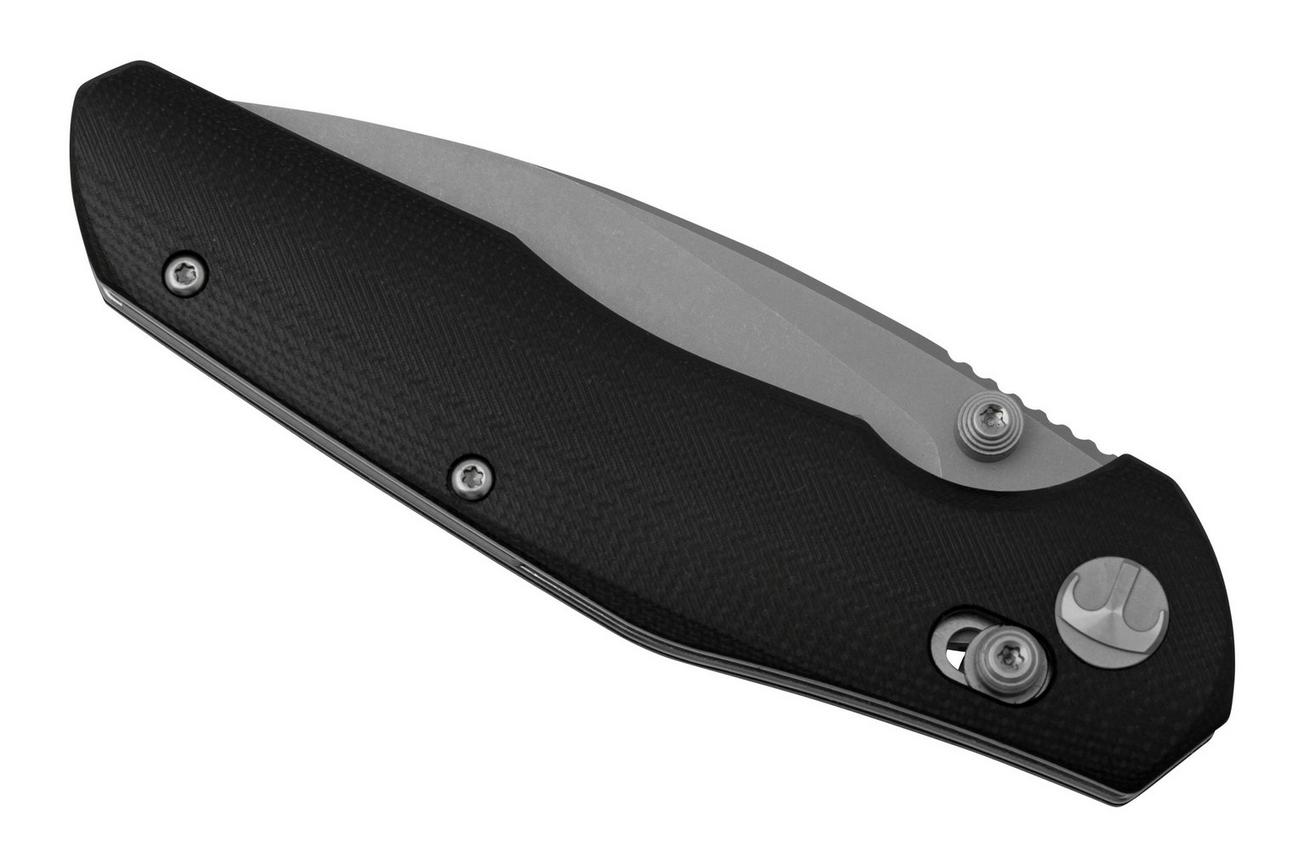 Bestechman Ronan BMK02D Black G10, Stonewashed, zakmes