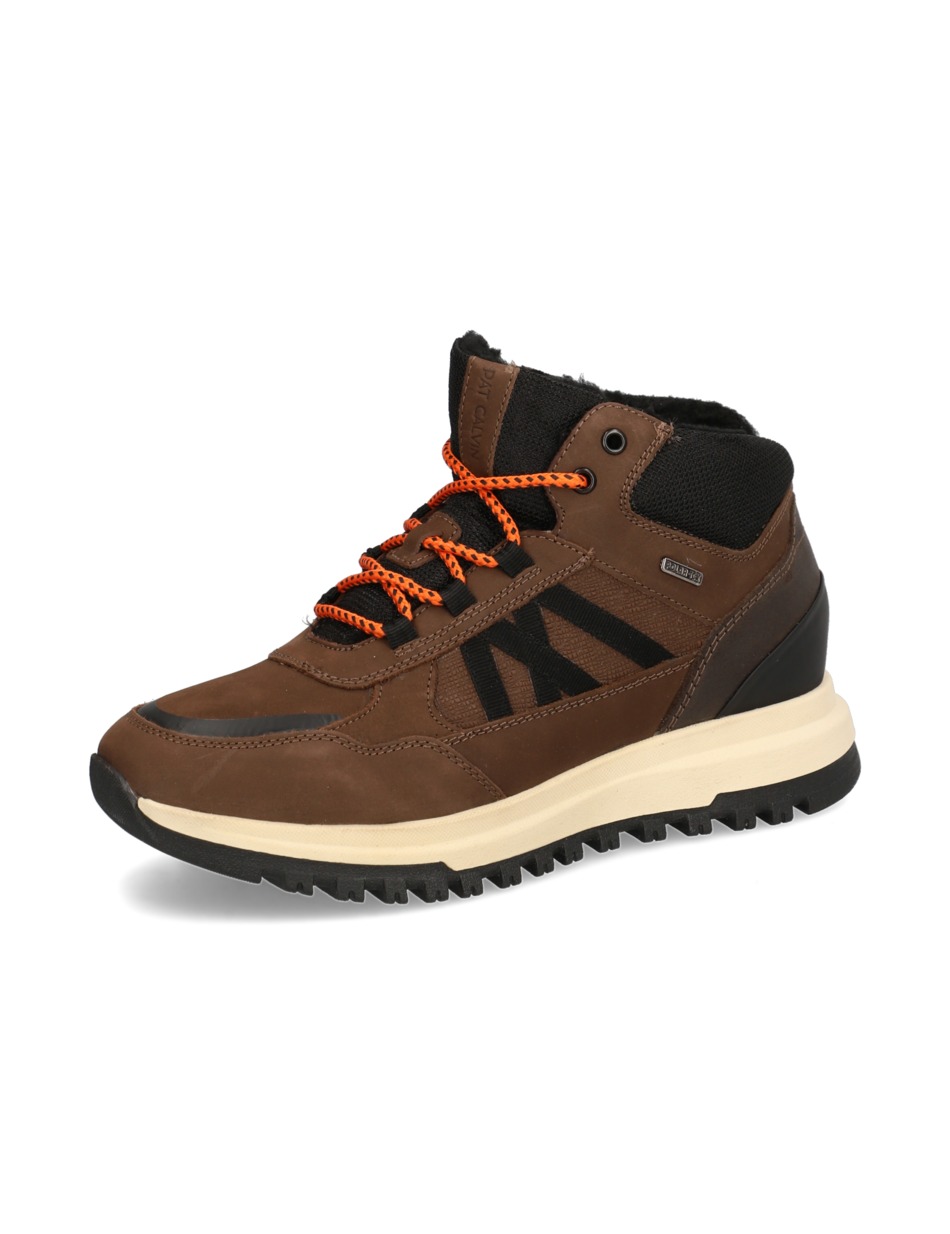 Lederkombination Boot