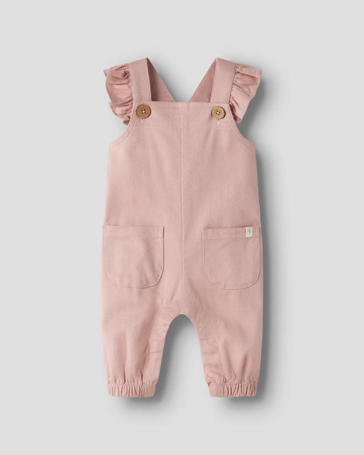 Selebukse Baby M/ Volanger – Øko Bomull | NBFDOREEN LOOSE TWI OVERALL