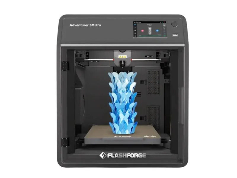 FlashForge Adventurer 5M Pro - 3D printer - FFF - byggestørrelse op til 220 x 220 x 220 mm - lag: 0.1 mm - LAN, USB vært, Wi-Fi