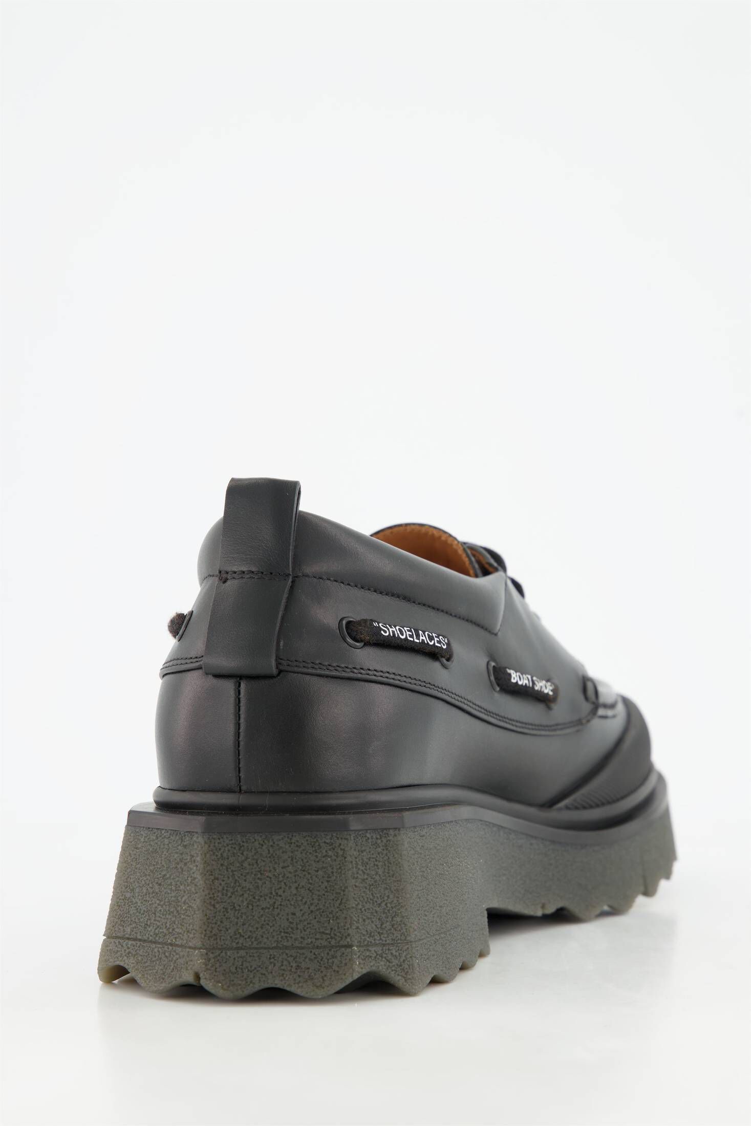 Off-White| Herren Loafer SPONGE LEATHER BOATSHOE