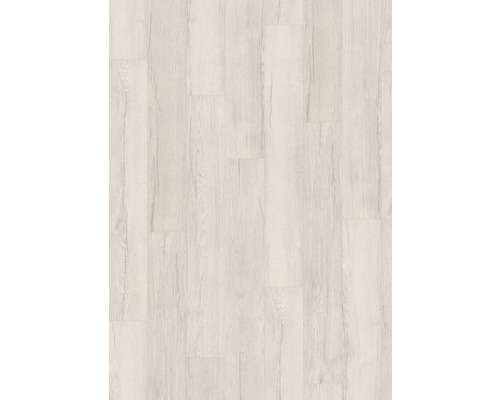 Elva witte vinylvloer, landhuisstijl plank, klikverbinding, 1292 x 193 x 7,5 mm