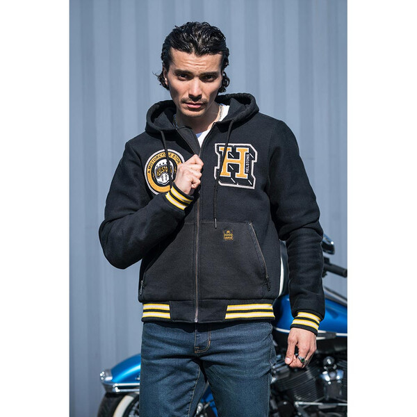 Helstons - Sweat Hoodie University Noir