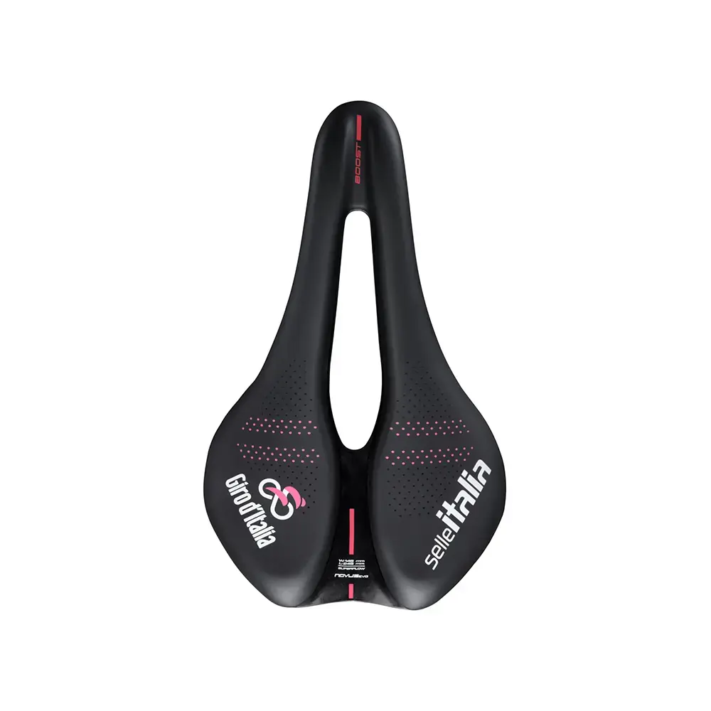 Selle Italia NOVUS Boost EVO TM Superflow GIRO L3 Zadel Zwart/Roze
