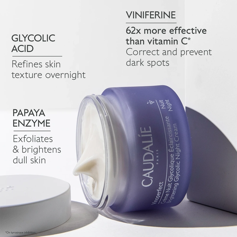 Caudalíe Vinoperfect Dark Spot Correcting Glycolic Night Cream 50 ml