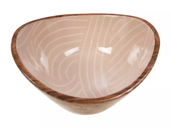 Saladier Positive taupe 23 cm