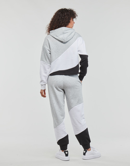 Puma - POWER CAT HOODIE - Noir / Gris / Blanc