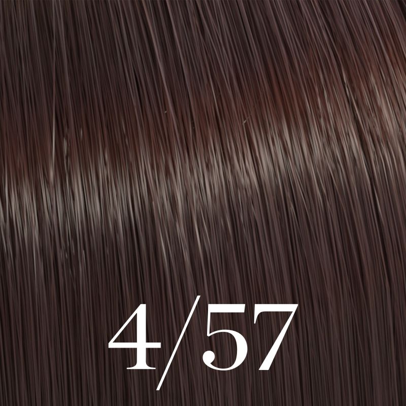 Coloration Color Touch Vibrant Reds 4/57 Châtain Moyen Acajou Marron Wella 60ml