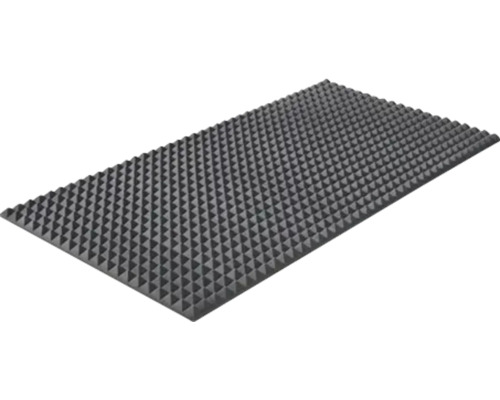 Akoestisch schuim Akupur piramideschuimplaat 200x100x3 cm
