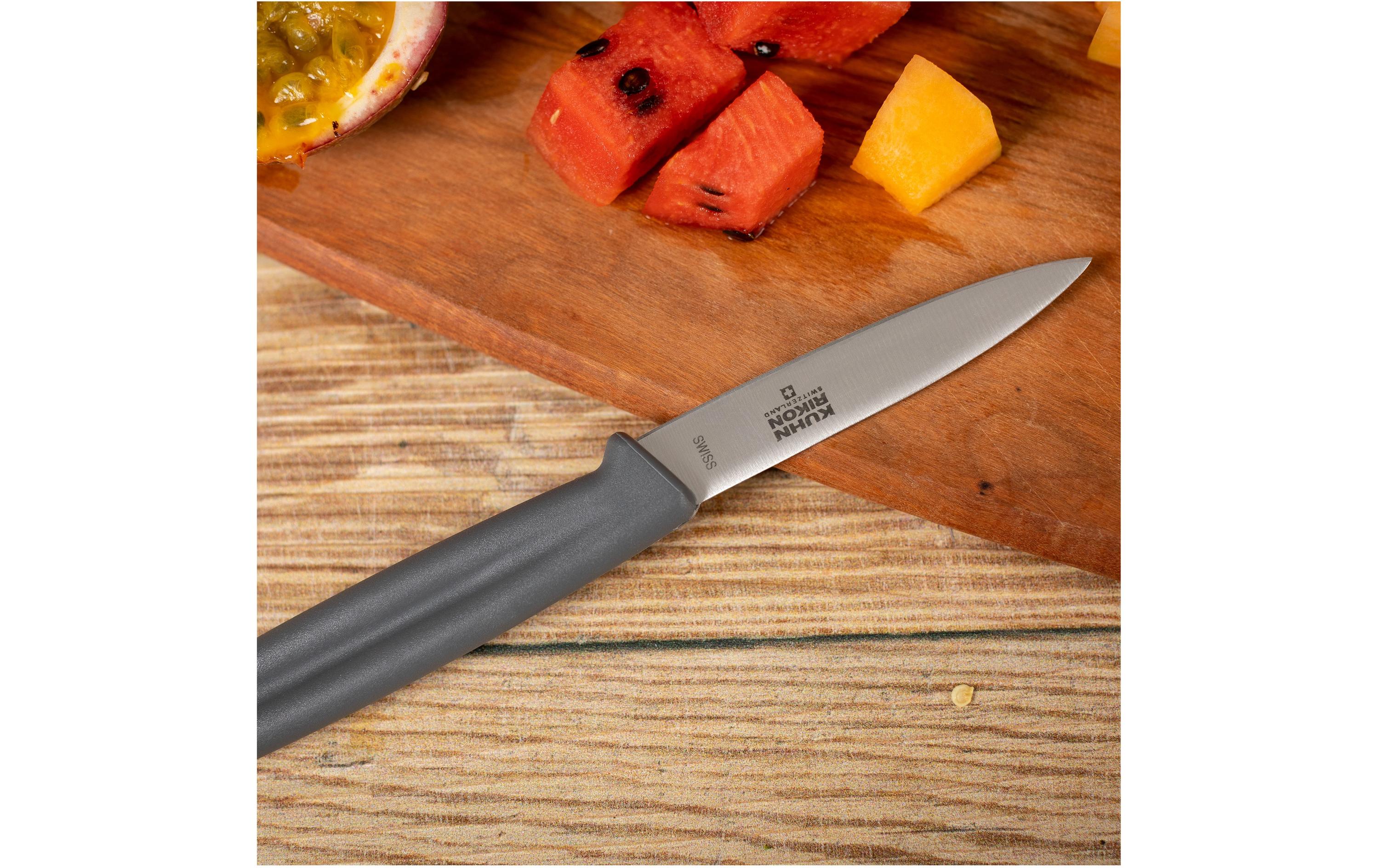 Rüstmesser Swiss Knife Glatter Schliff, GrauGemüsemesser