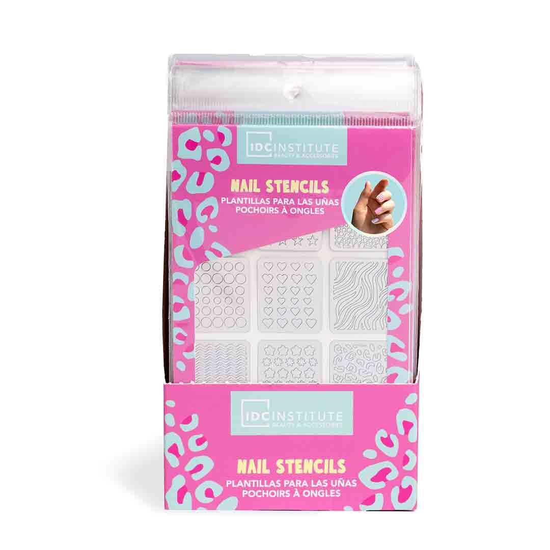 IDC INSTITUTE  Holographic Nail Stencils - 1un