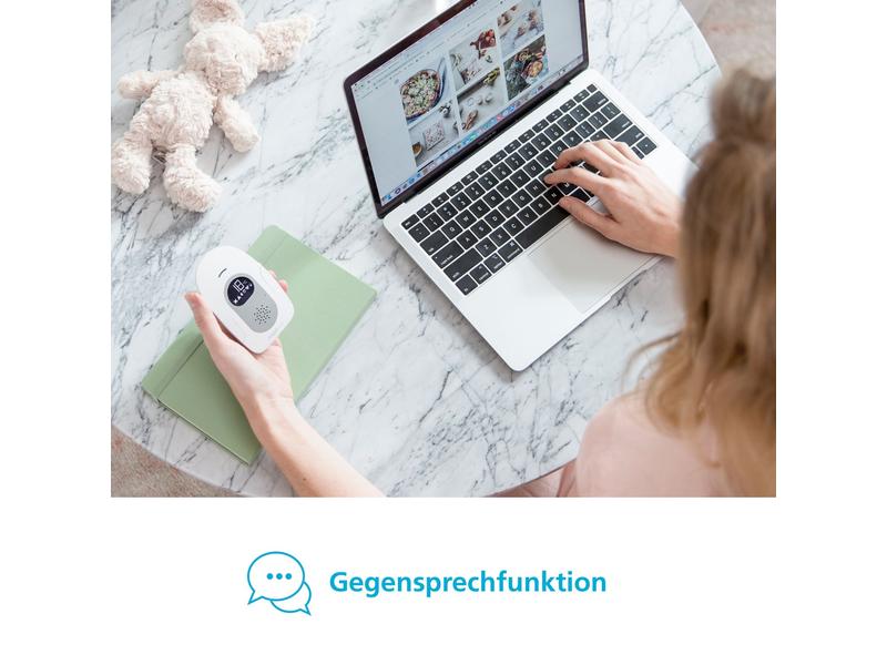 Angelcare Geräusch- und Bewegungsmelder Smartsensor Pro 2 2-in-1 Baby-Überwachung