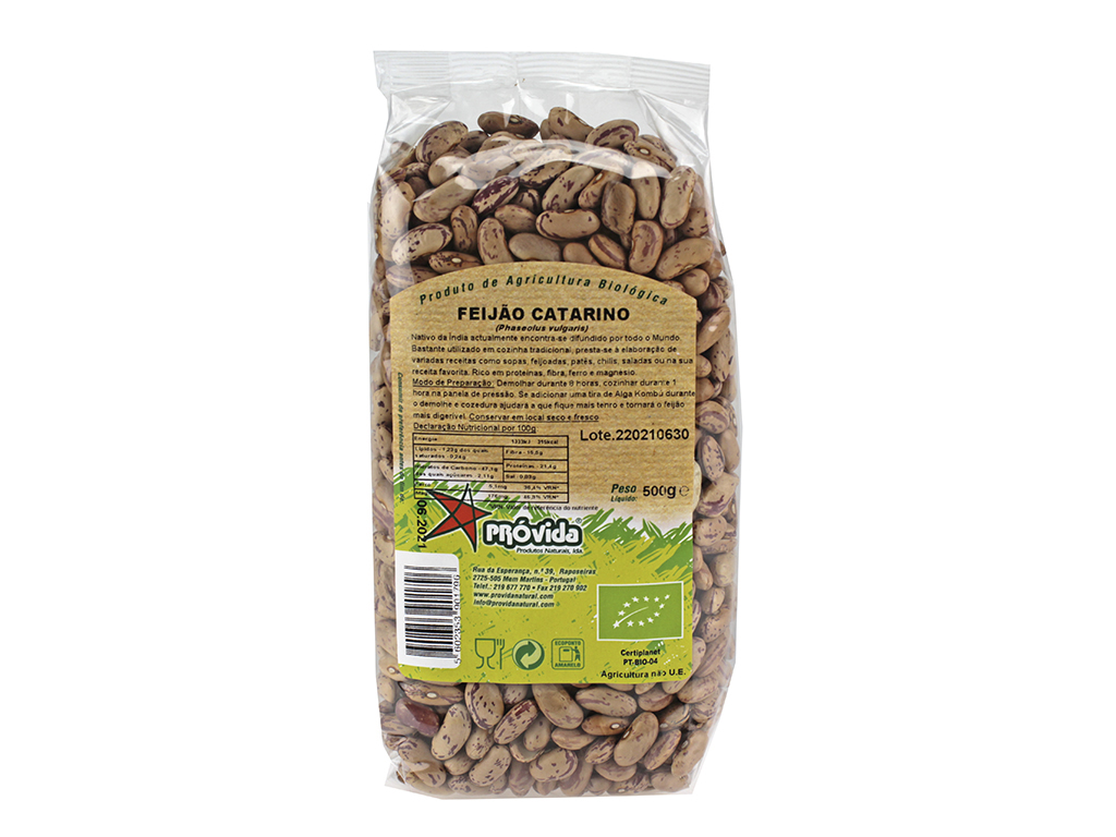 FEIJÃO PROVIDA CATARINO BIO 500G