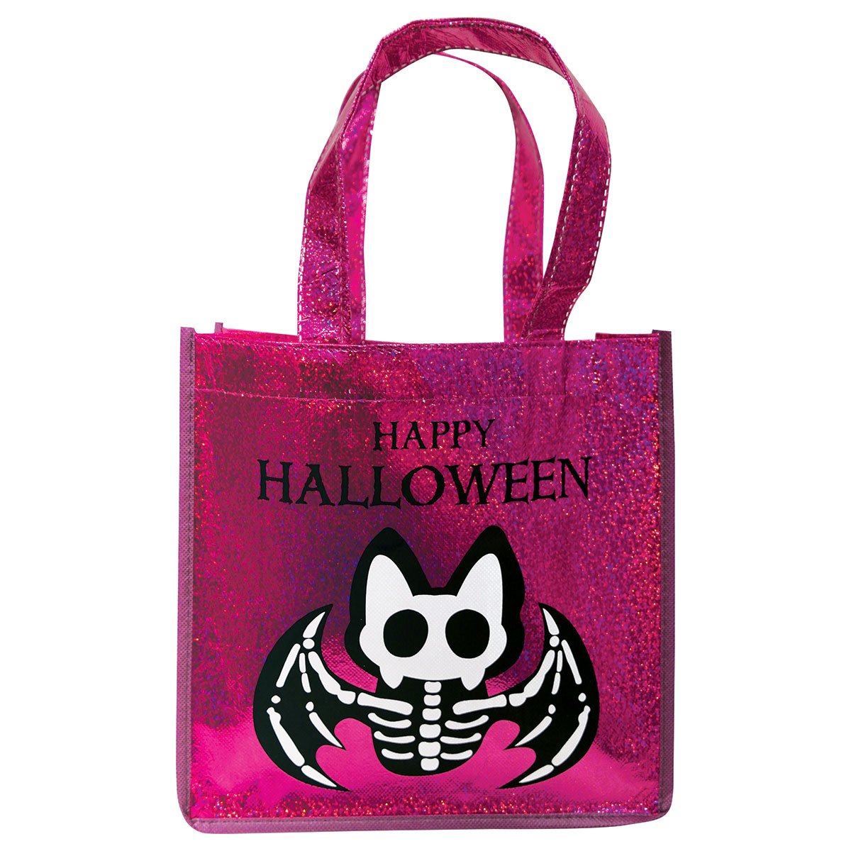 Sac à bonbons rose paillettes chauve-souris
