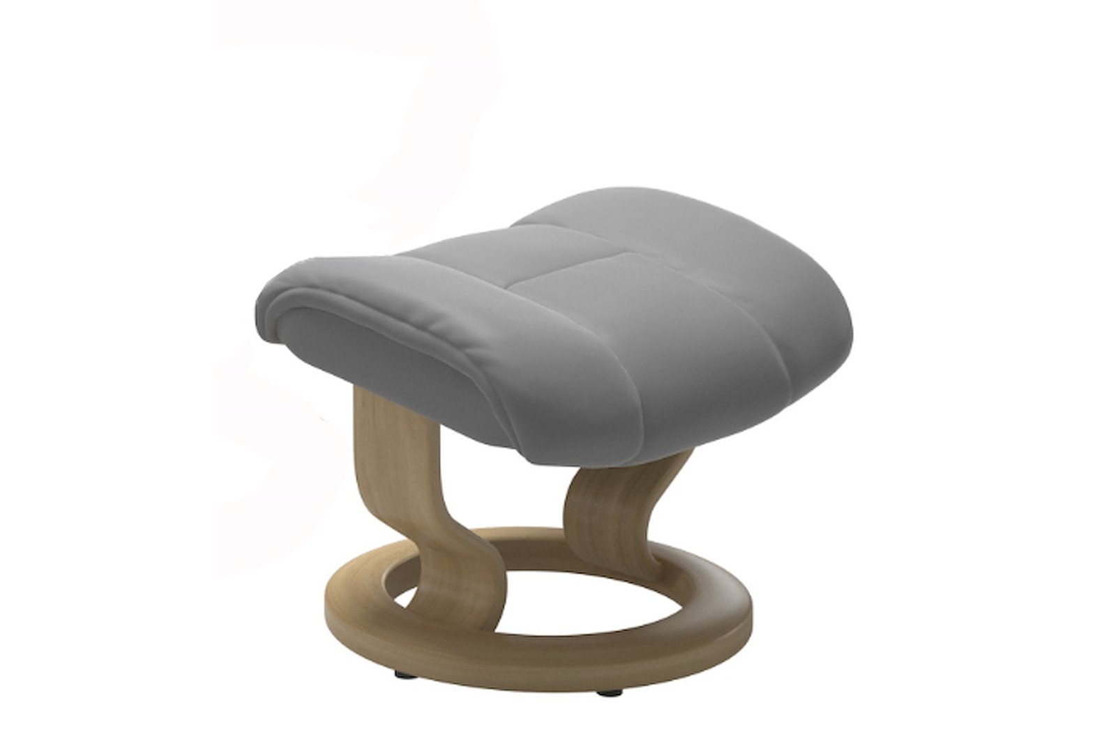 Ruby krakk Hud Batick Wild Dove med Classic understell i eik natur