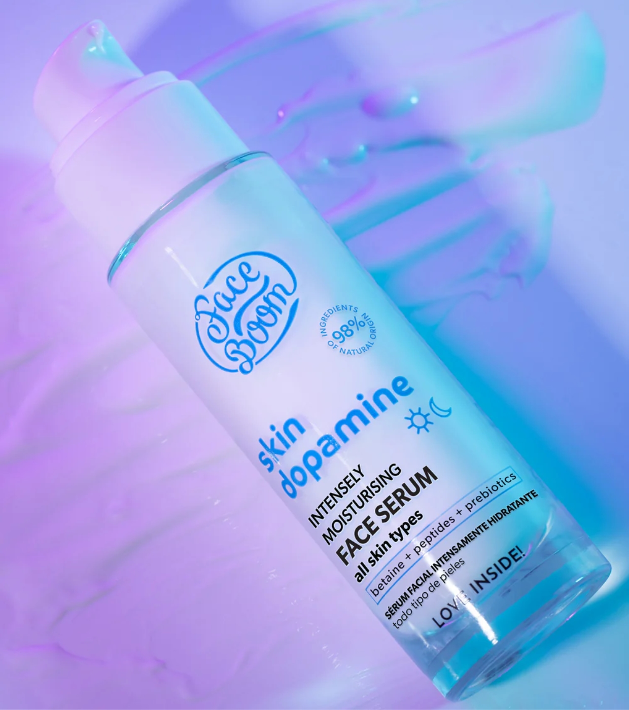 Bodyboom - *Skin Dopamine* - Sérum de hidratação intensa betaína + peptídeos + inulina