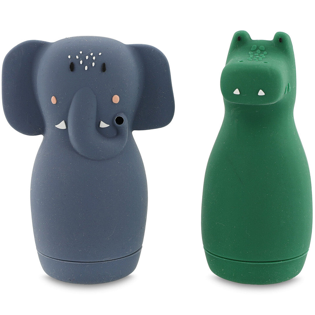 Trixie badspeeltjes mrs. elephant en mr. crocodile