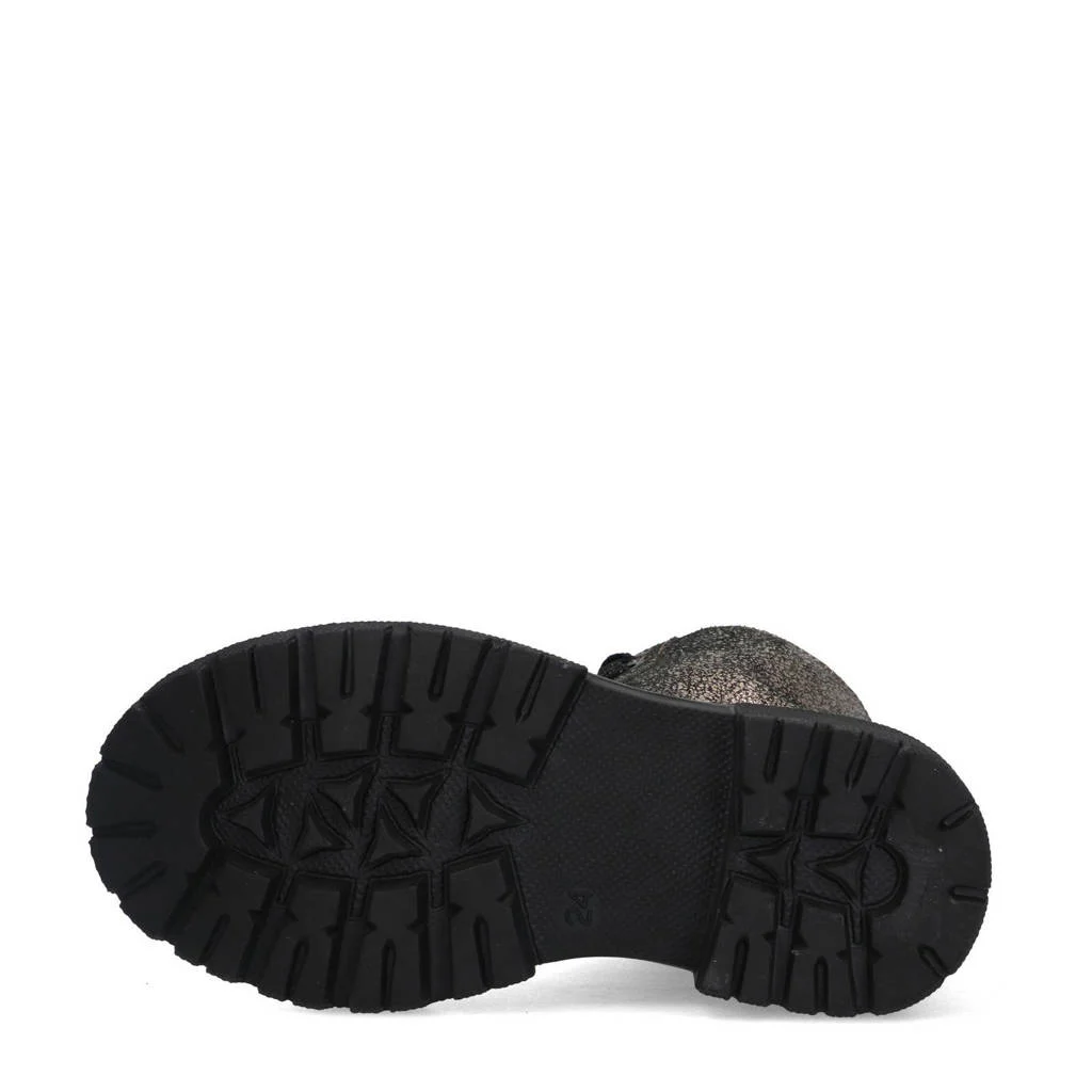 BunniesJR Saar Sterkleren veterboots met glitters brons