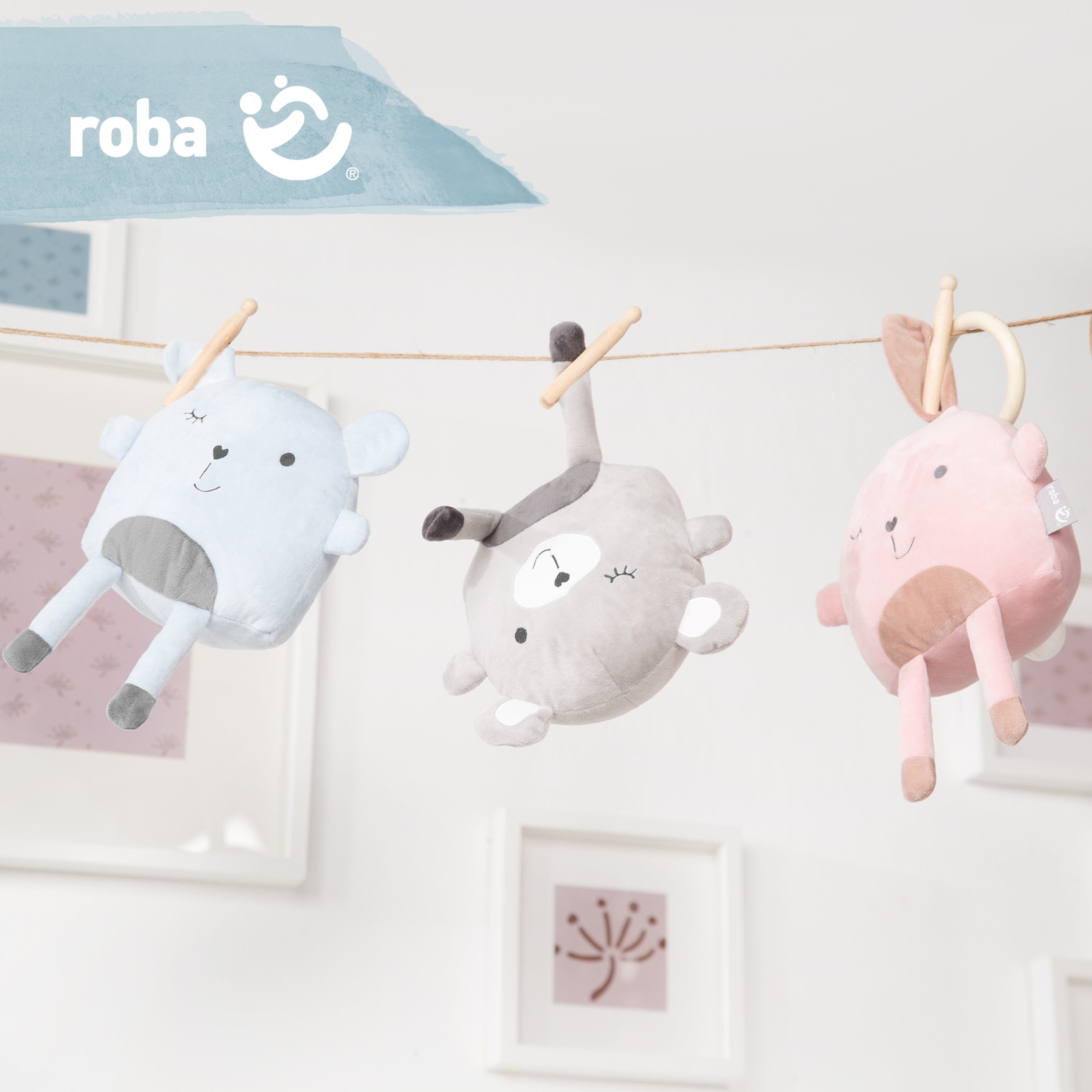 Kuschelkissen Lil Cuties, Kuscheltier Sammy mit Freundschaftskarte