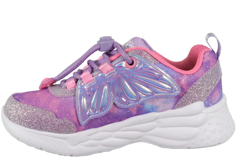 SKECHERS S LIGHTS DREAM RACER - WING BRITES PURPLE SNEAKER