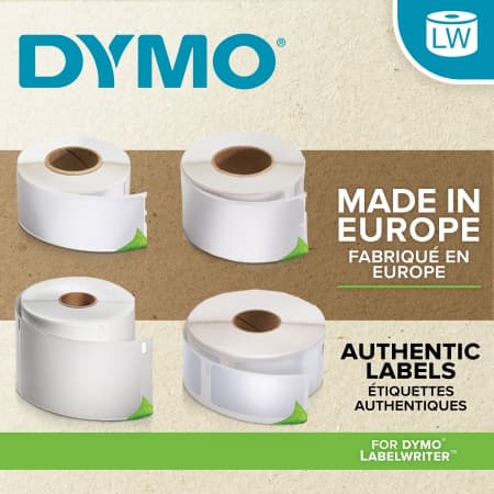 Etikett Dymo Navneskilt 41X89Mm (300 stk) (1 stk.)