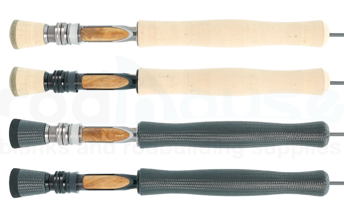Poignée Kit Full Wells Fly Wood Reel Seat Kit de poignée fly Full avec pm en bois