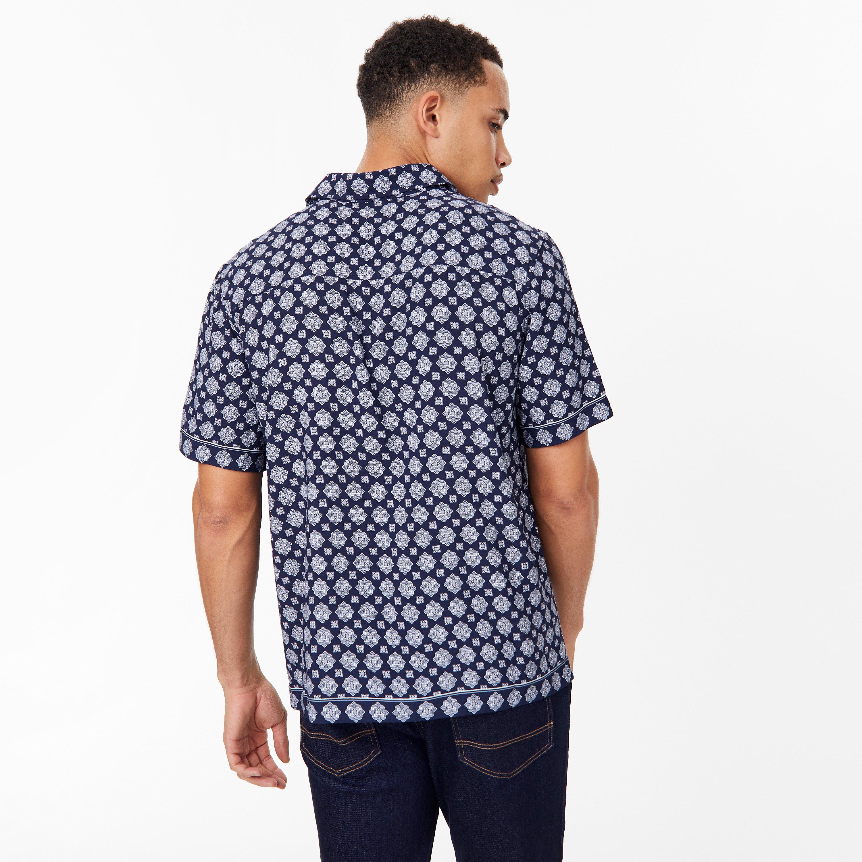 Jack Wills JW Short Sleeve Printed Shirt