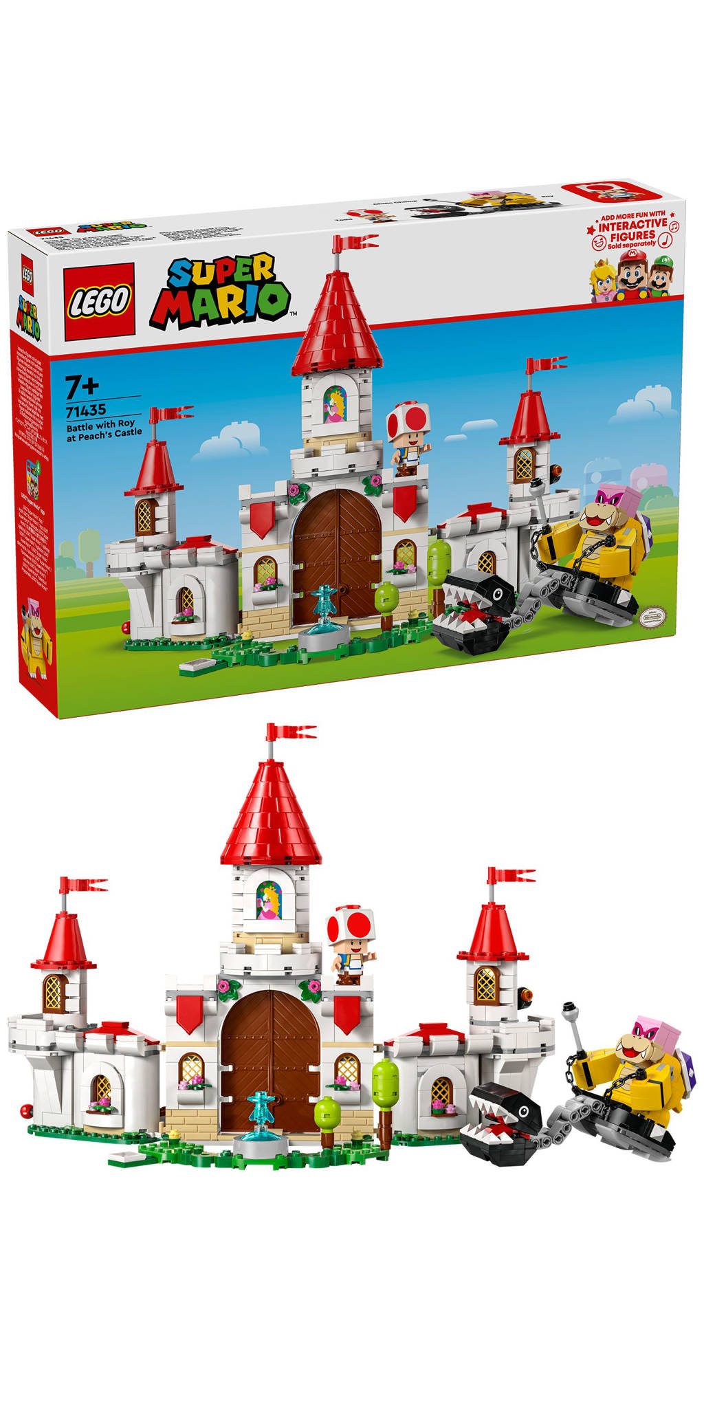 Gevecht met Roy bij Peach' kasteel Speelgoed voor Kinderen 71435 Super Mario