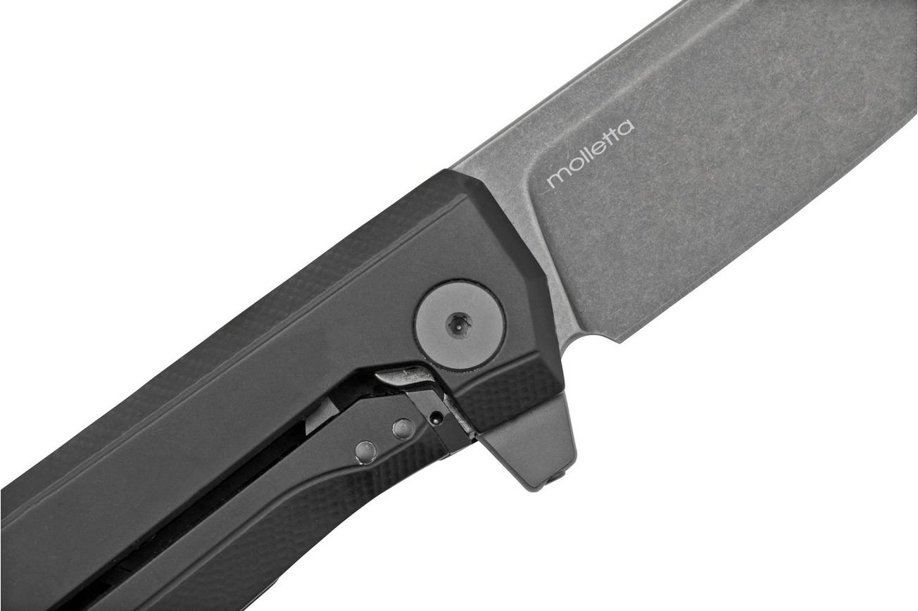LionSteel Myto MT01A BB Black Aluminium, Black zakmes, Molletta design