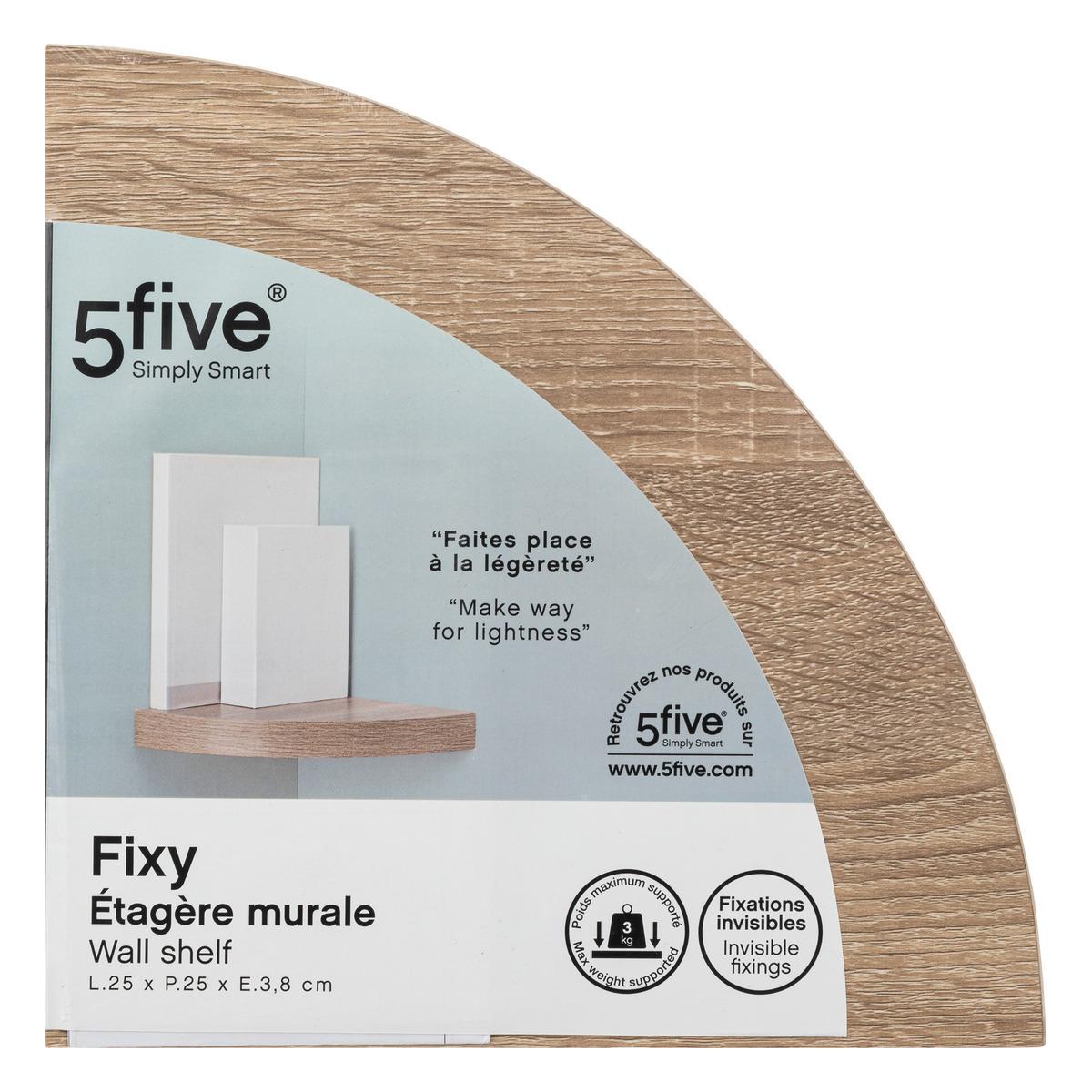 ETAGERE ANGLE CHENE NATUREL FIXY