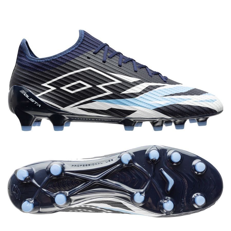 Lotto Solista 200 VI FG - Bleu Marine/Blanc