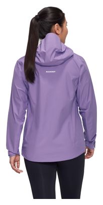 Veste Imperméable Mammut Alto Light Hs Hooded Violet Femme