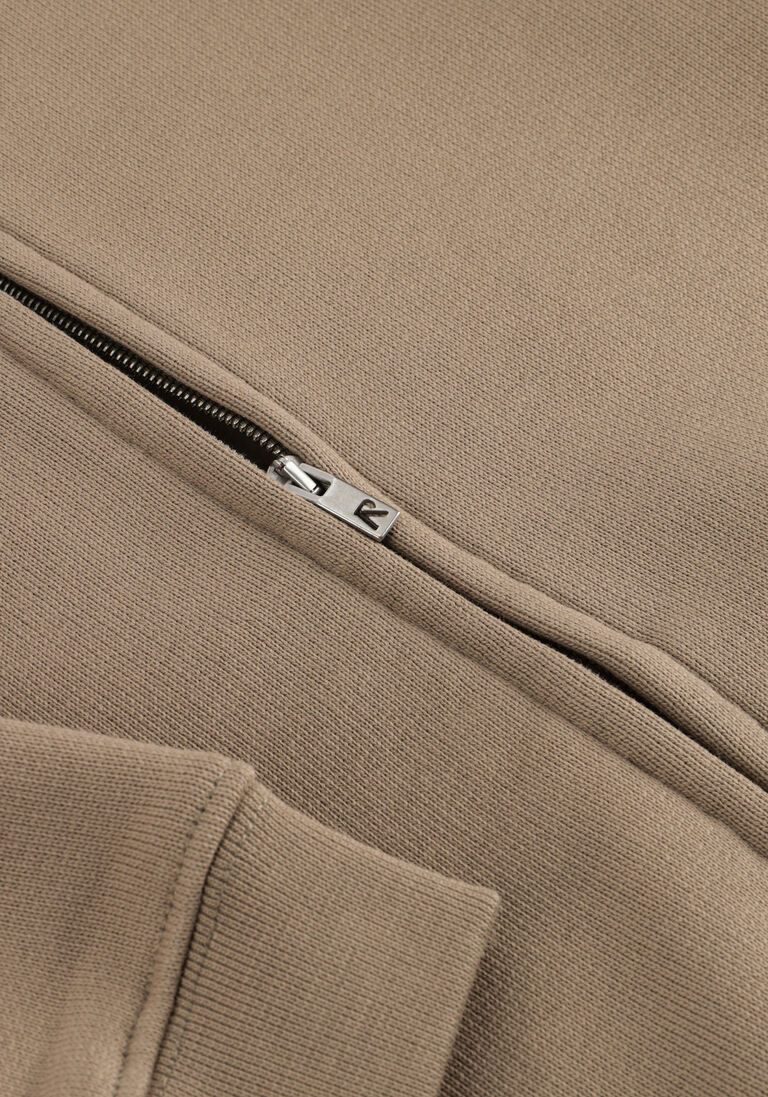 zand represent sweater initial boxy zip hoodie