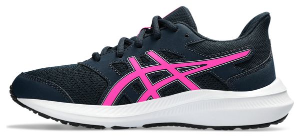 Chaussures Running Asics Jolt 4 GS Bleu/Rose Enfant