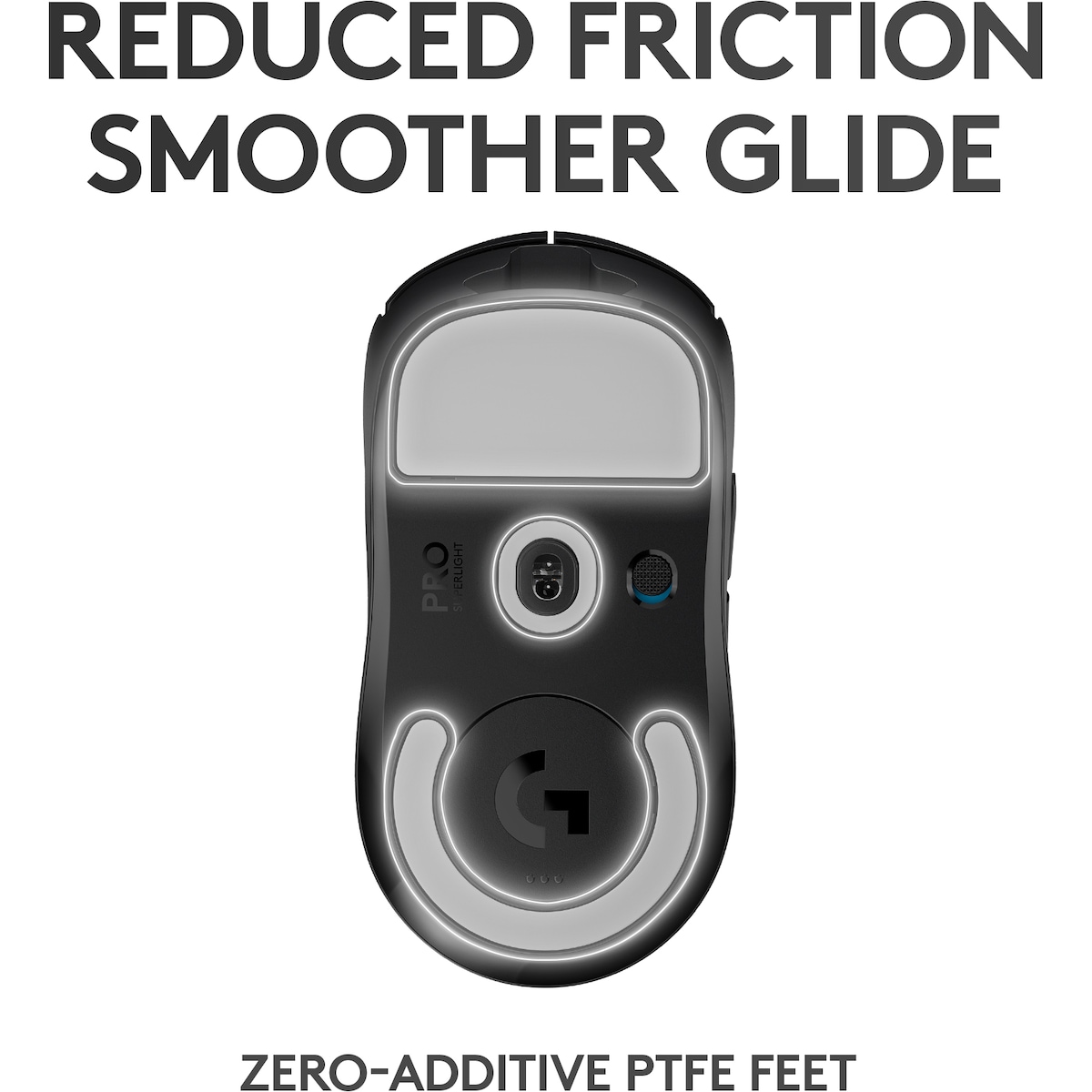 Logitech G Pro X Superlight trådløs gamingmus (sort)