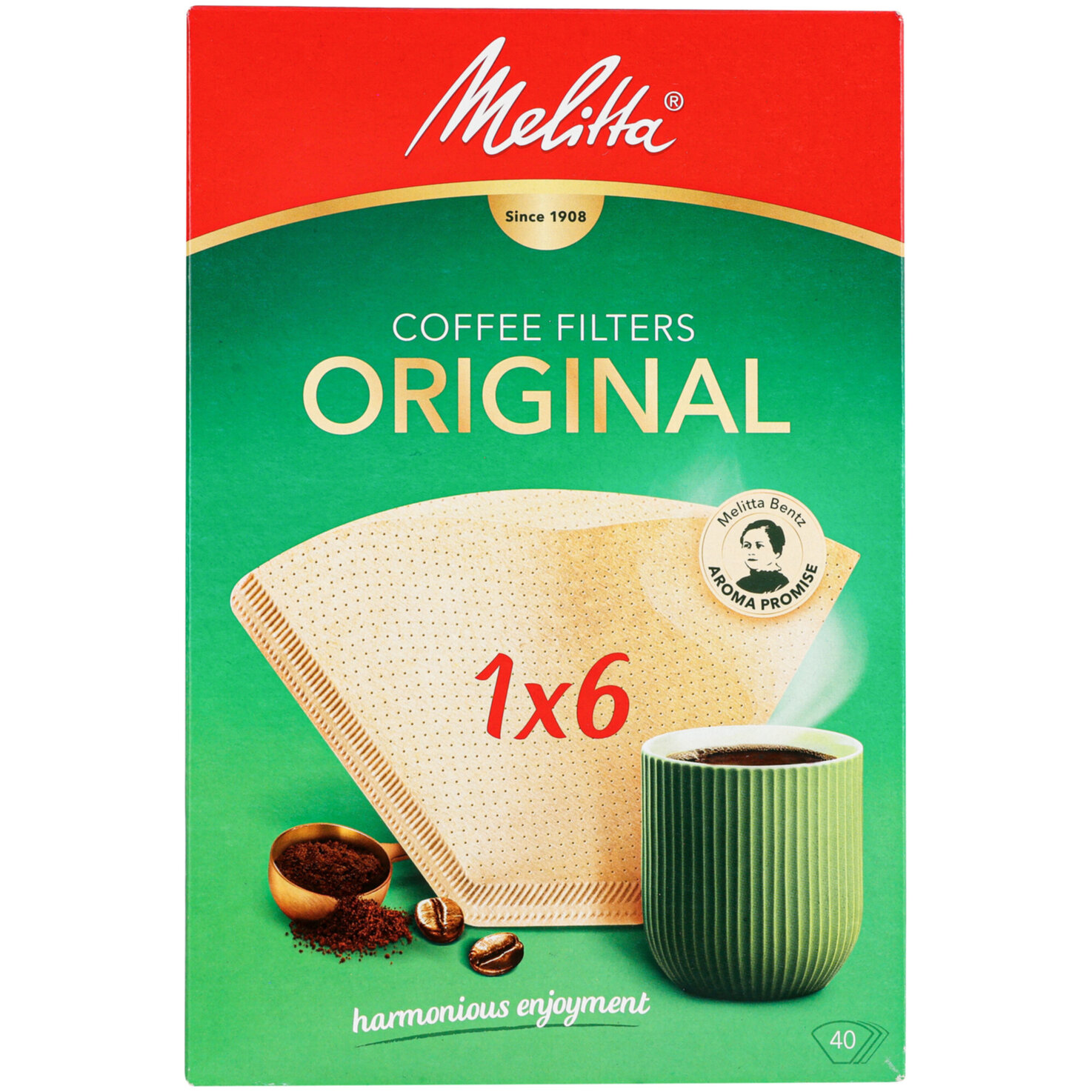 Melitta Filtertüten Original 1x6