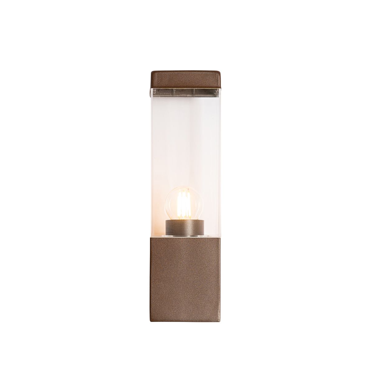 Moderne buiten wandlamp roestbruin - Malios