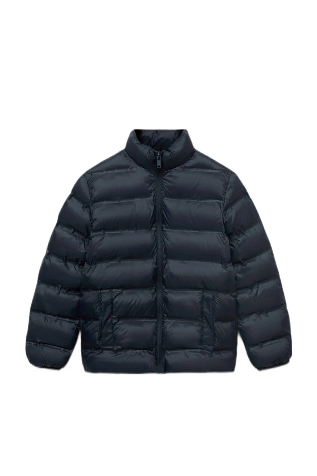 Mango Kids gewatteerde jas donkerblauw
