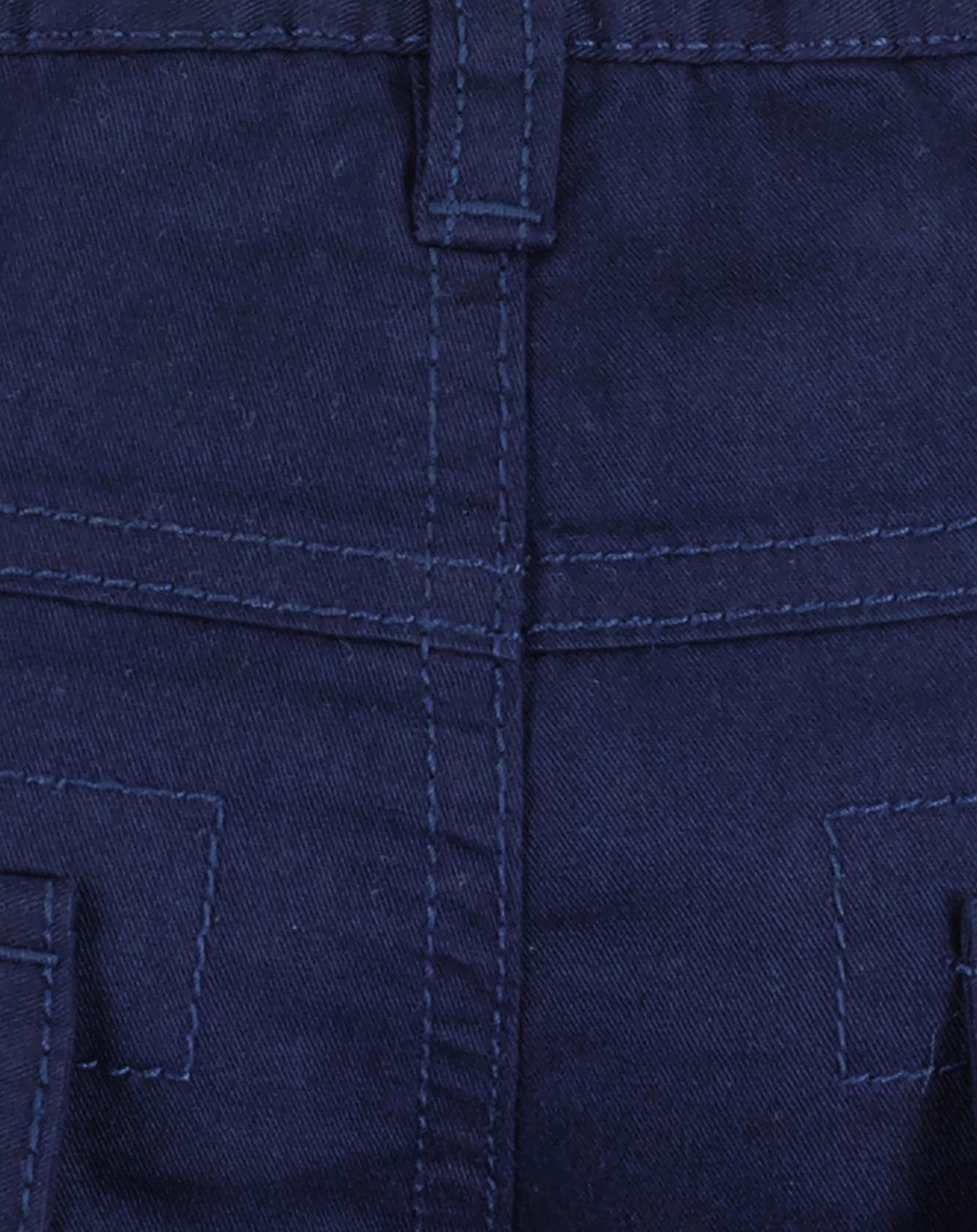 Web-Shorts CARGO SOLID in nachtblau