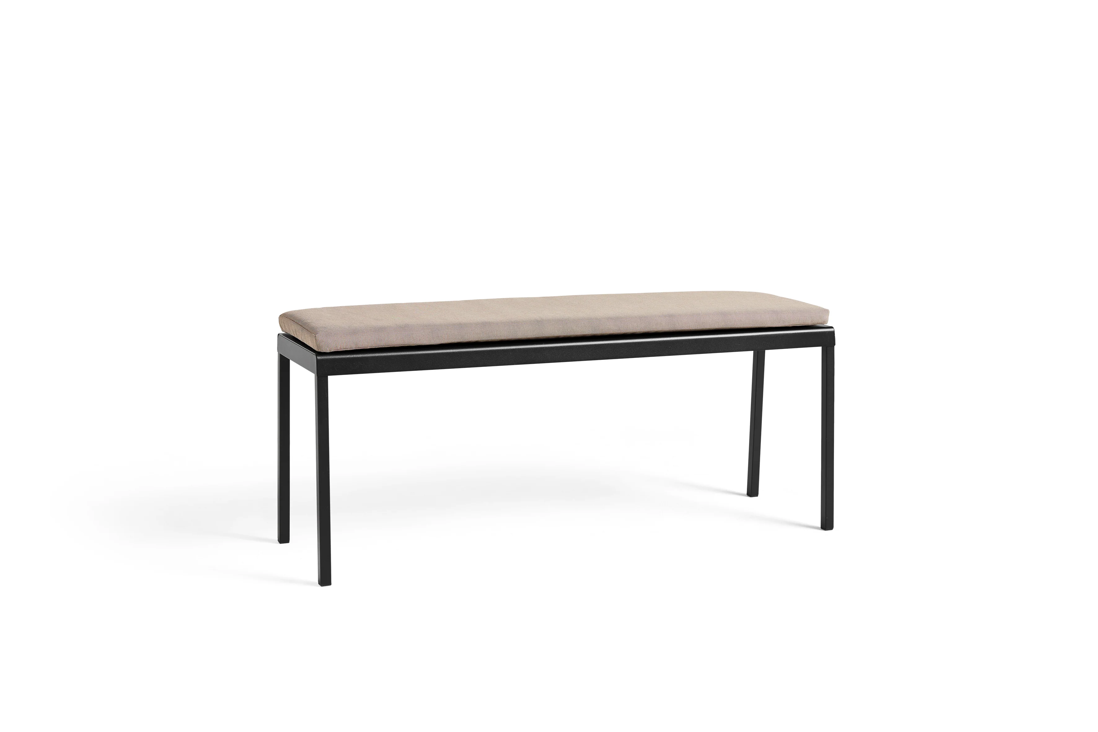 HAY  Balcony bænk havehynde, L119.5 cm. - Beige Yeast