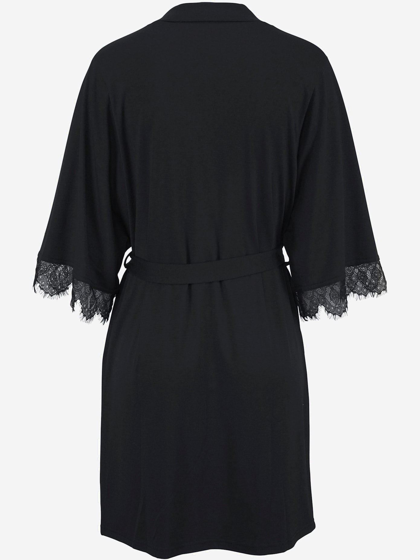 Élégant kimono avec lien à nouer à la taille