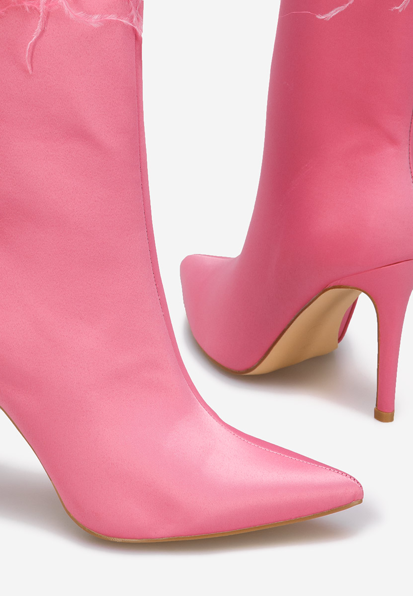 Bottines stiletto roses Aliseda