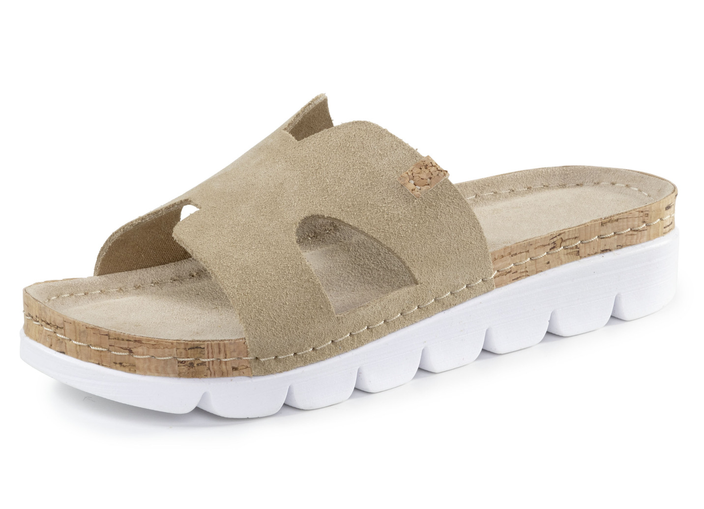 ELENA EDEN Pantolette aus Veloursleder