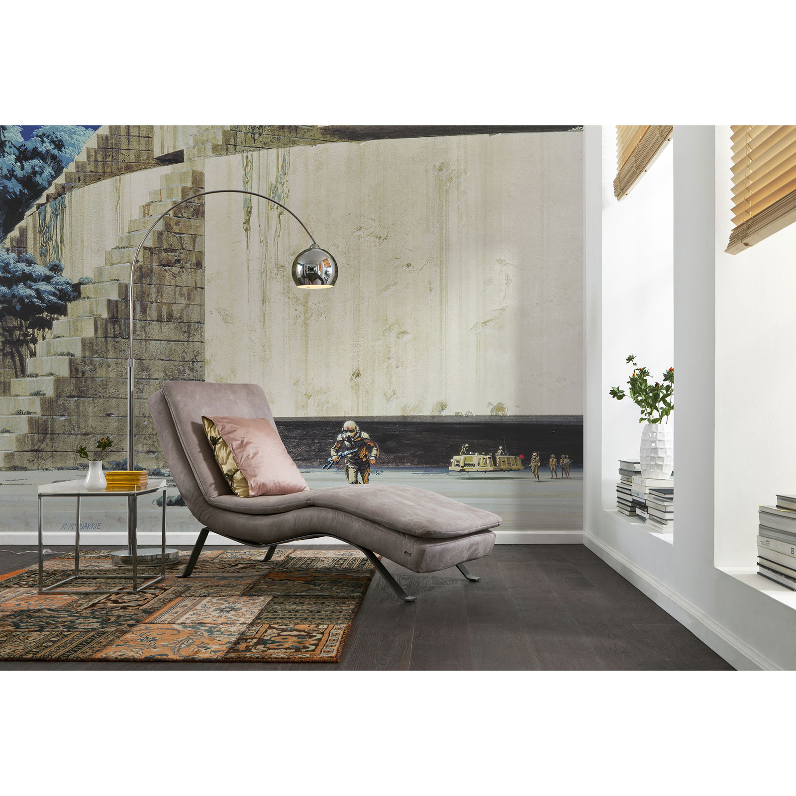 Vlies-Fototapete STAR WARS CLASSIC YAVIN TEMPLE - 500x250 cm