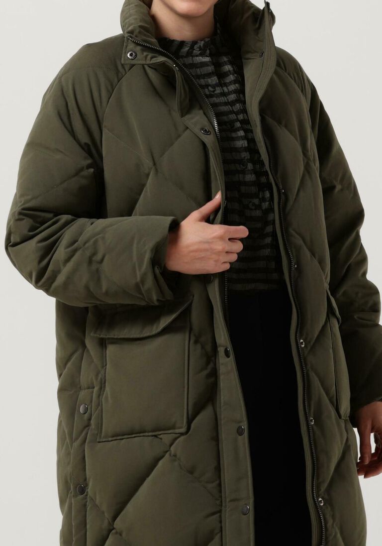 MODSTR\u00D6M donkergroene modstr&ouml;m gewatteerde jas scarlett jacket