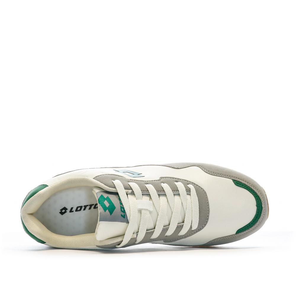 Lotto Baskets Blanches/Vert Homme Lotto Twenty 2