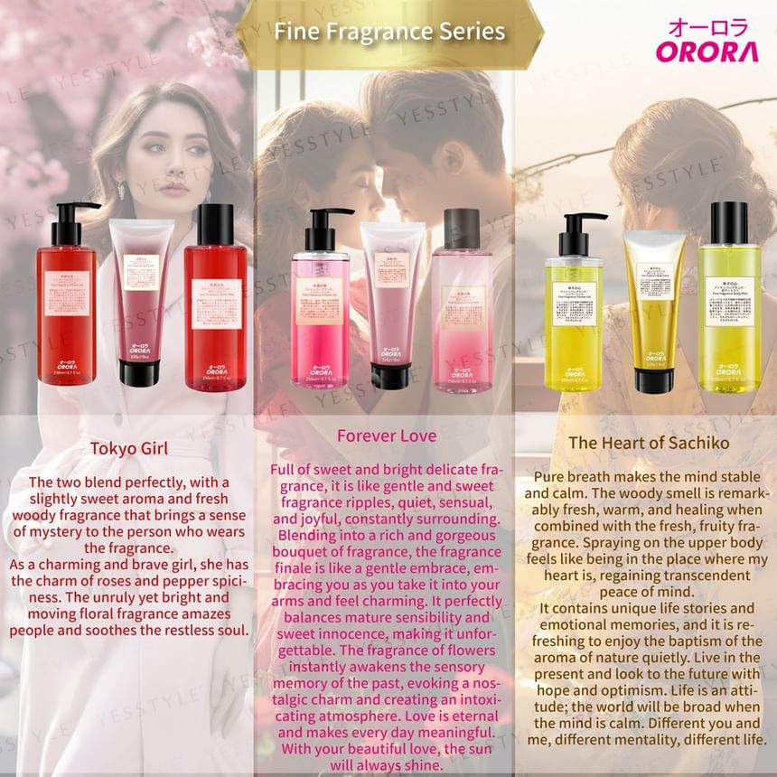 ORORA - Forever Love Fijne Geur Body Mist