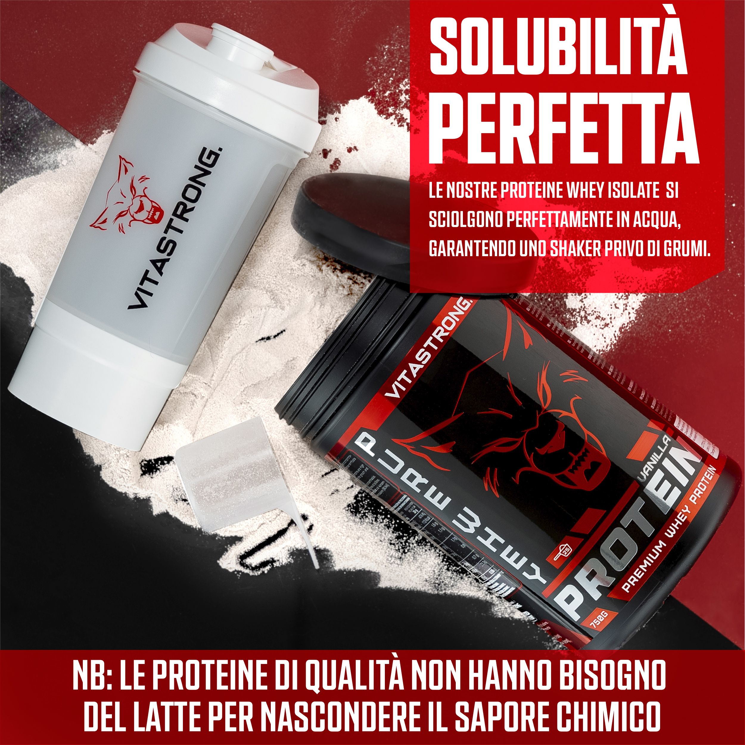 Vitastrong Pure Whey Protein - Vanille