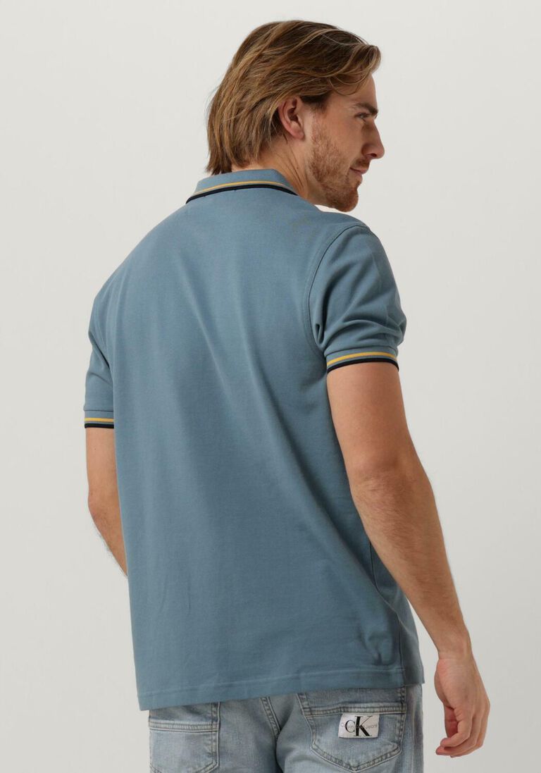 FRED PERRY lichtblauwe fred perry polo twin tipped fred perry shirt